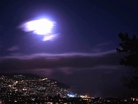 Funchal, Hauptstadt der Insel bei Nacht